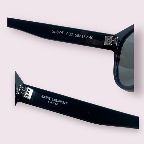 Saint Laurent Sunglasses Black Women’s Designer Eyewear - Picture 10 of 11